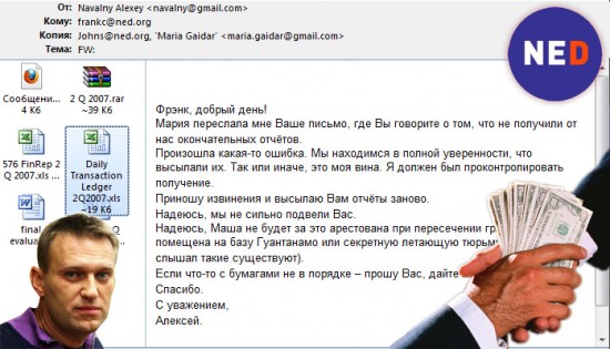 Читая почту Навального