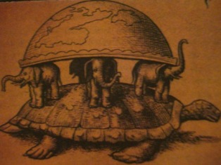 Земля на слонах и черепахе в древних мифологиях