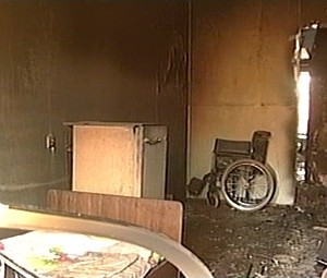 Пожар в доме престарелых, девять погибших