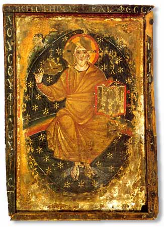 Ветхий Денми. Икона, монастырь св. Екатерины (Синай) Византия, 7-8 вв.